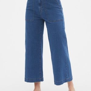 Gap high rise cropped jeans